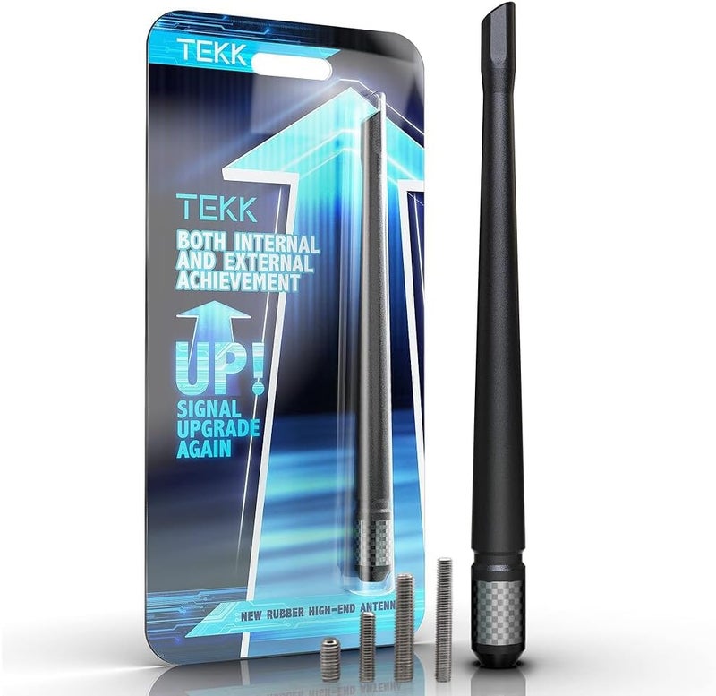 tekk Carbon Fiber Short Antenna Compatible with 2015-2026 Roadmaster/Challenger/Chieftain/Pursuit / 7.9 Inches Premium Flexible Rubber/Designed for Enhance FM/AM Radio Signal Reception - Image 1